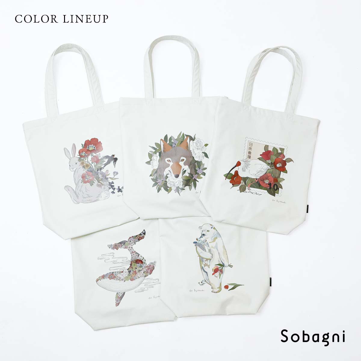 TO-TOI INOCHI トートバッグ イラスト ai fujishima.