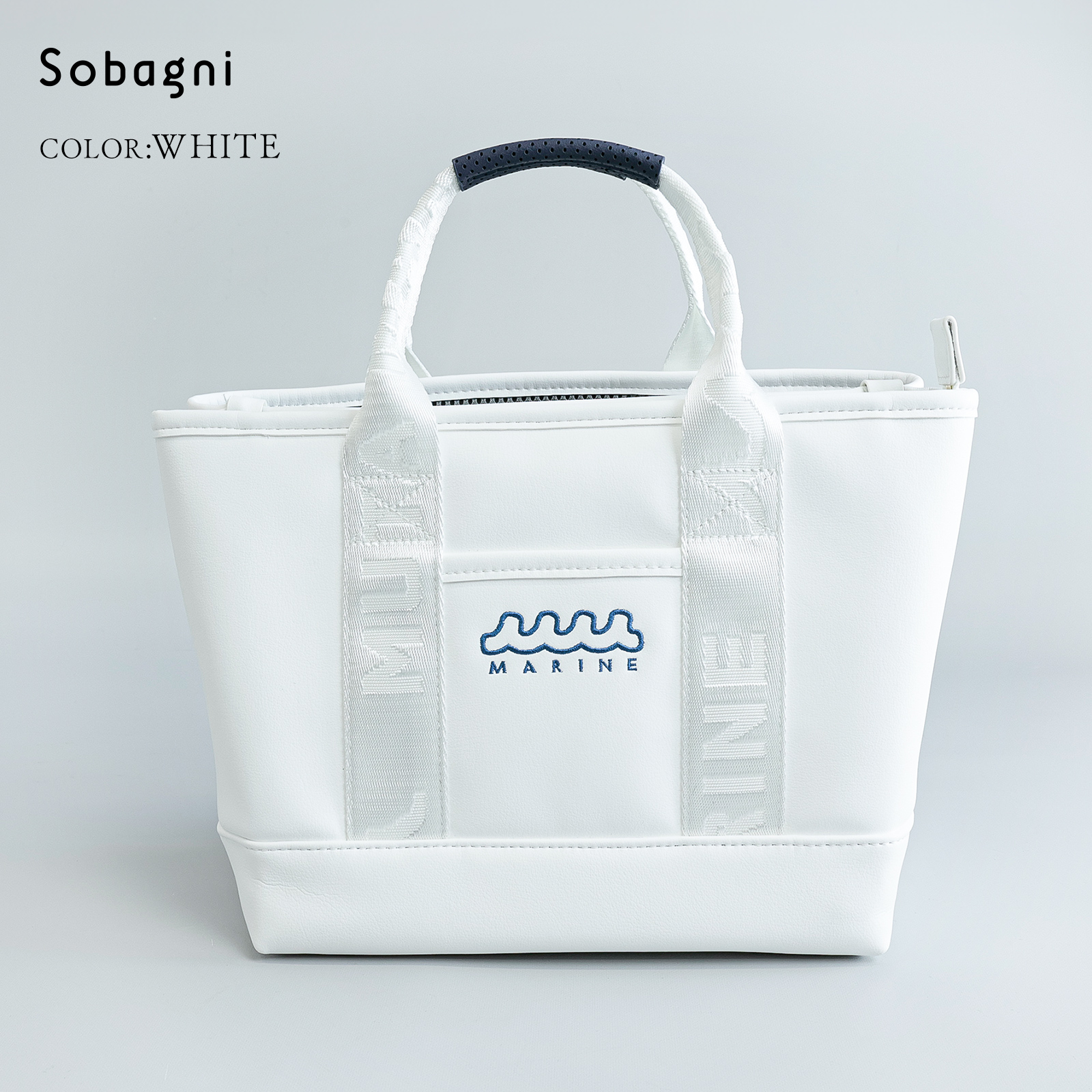 ソバニ公式 Sobagni最高峰合皮を使った【muta パーテーショントート