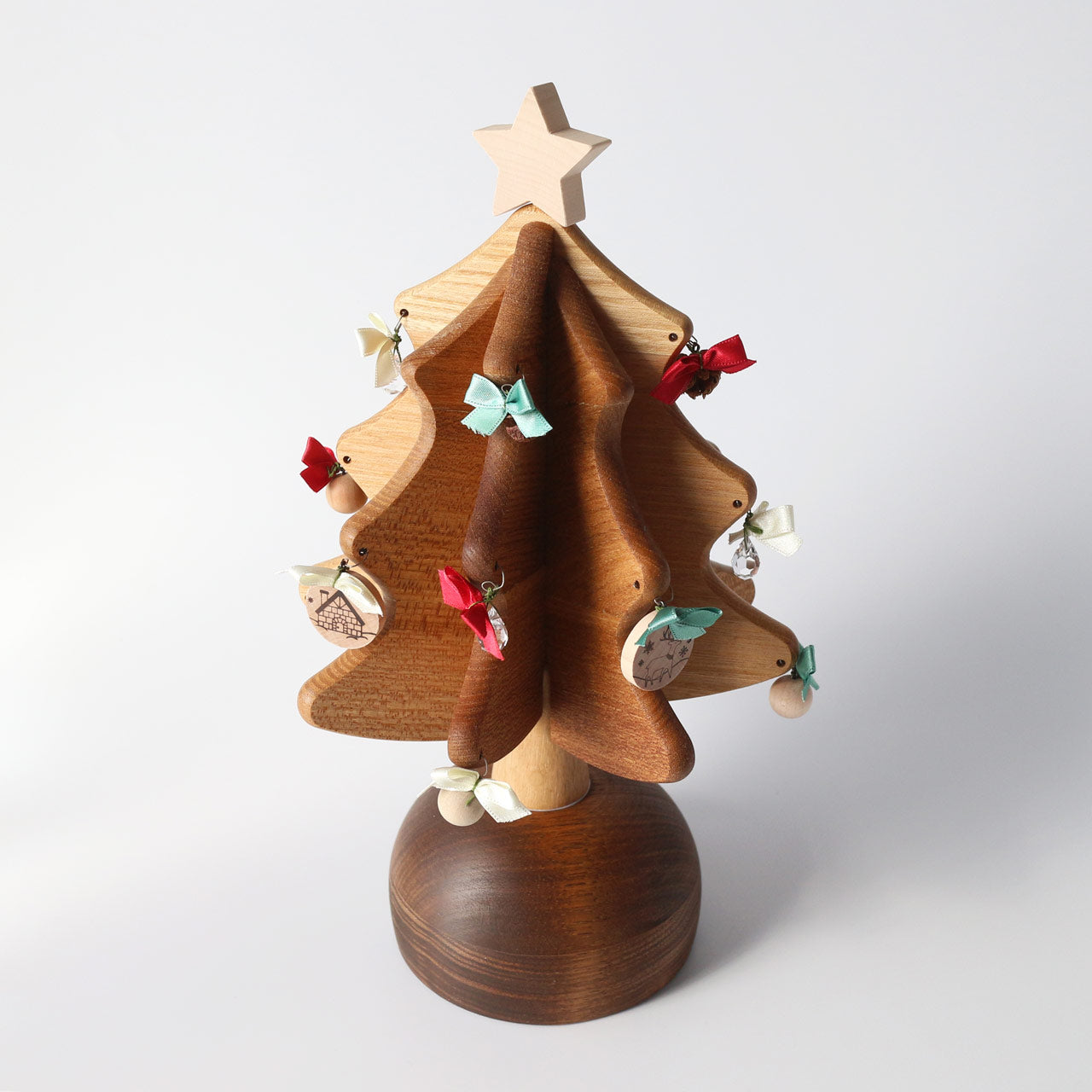 オークヴィレッジ オルゴールツリープチ クリスマスツリー 国産 正規品