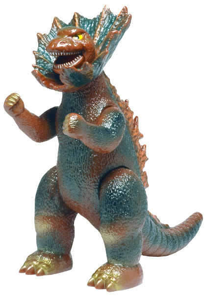 未開封】□ マルサン チタノザウルス ソフビ レインボー ラメ