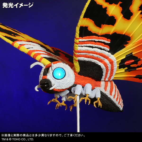 X-PLUSより極彩色な「東宝大怪獣シリーズ モスラ(1992)」が登場