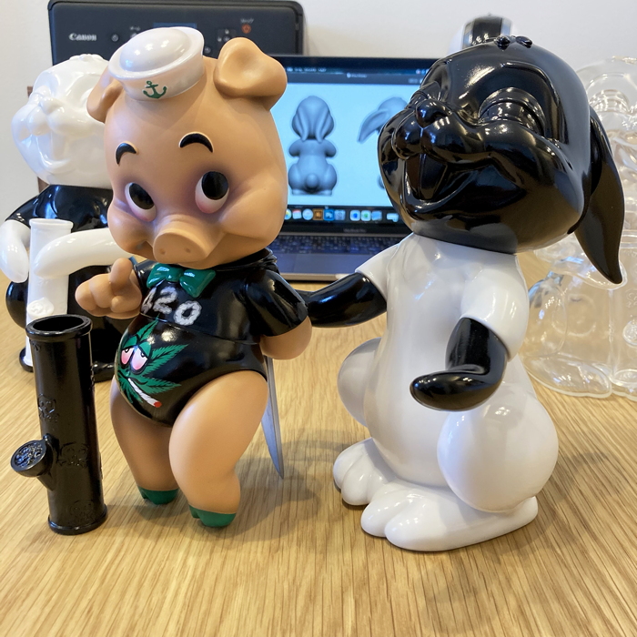 Frank Kozik（フランク・コジック）陶器製カバ世界限定250個