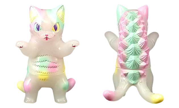 小夏屋の「ネゴラ」と「おすわりネゴラ」限定版がポップなカラーで登場