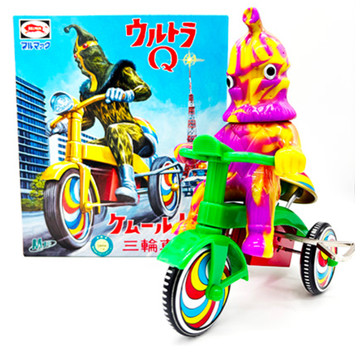 シンビンプロモーションは「M1号製ケムール人三輪車」の新色も準備中