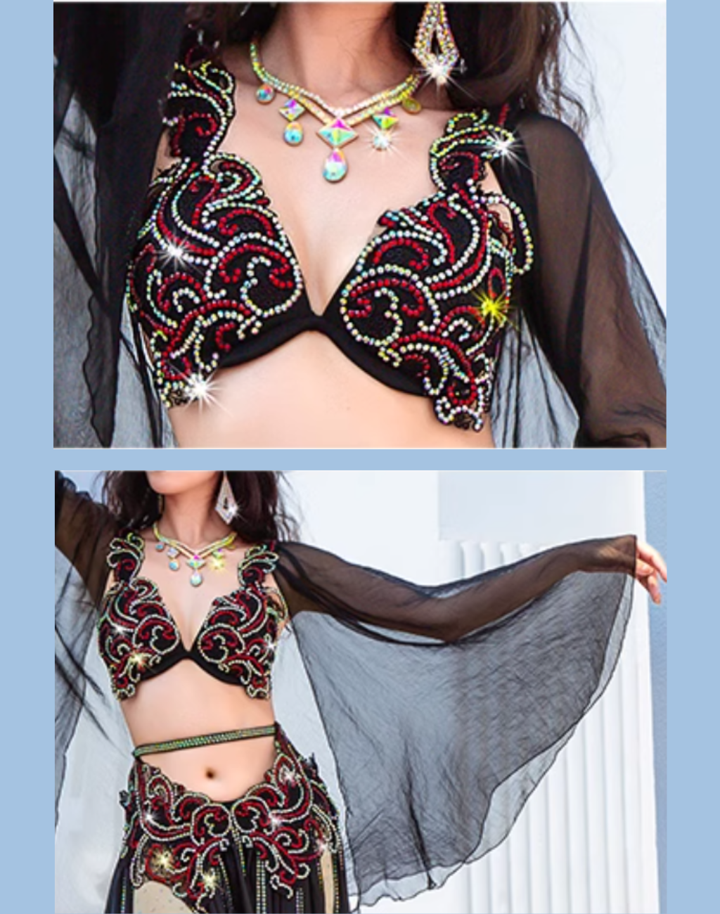 送料無料】 即納 ベリーダンス オリエンタル 衣装 ベリーダンス衣装