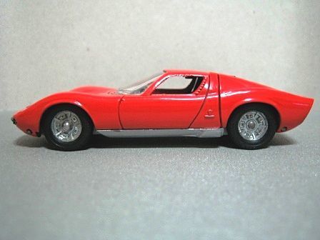 ランボルギーニ・ミウラ by ソリド<br>……不朽の名作。こんなミニカーは