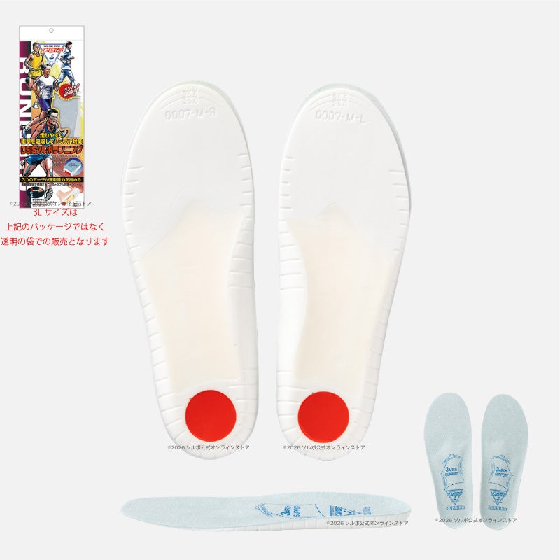 ランニングシューズ用インソール|[DSISソルボランニング（2S、S、M、L）