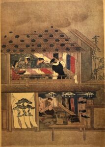 職人尽絵」屏風より – 白井そろばん博物館