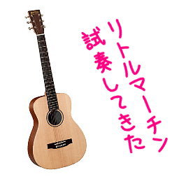 リトルマーチン LX1と、アヌエヌエミニギターのM20を試奏してきた