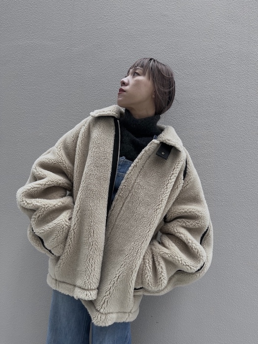 WOOL FUR FLIGHT JACKET 【stein】ST.629 | journal | sosite