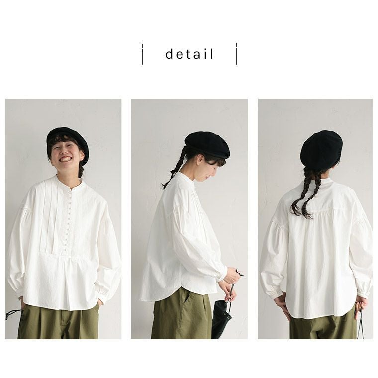 me］私のくるみ釦ブラウス | soulberry