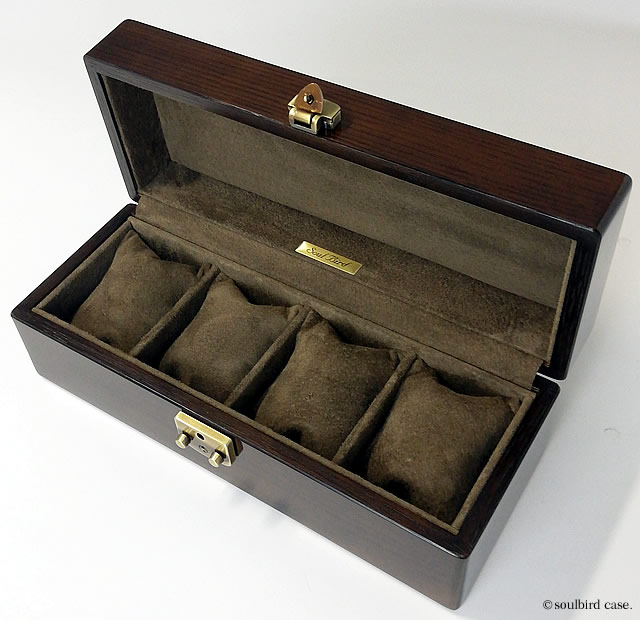 5本用オーク材時計ケース | 高級時計ケースのソウルバード