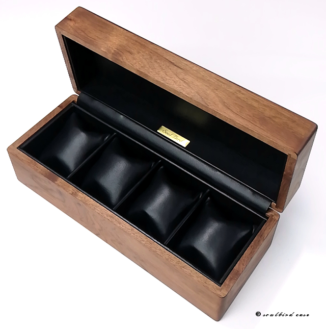 ブラックウォールナット材 高級時計ケースの受注製作 | 高級時計ケース