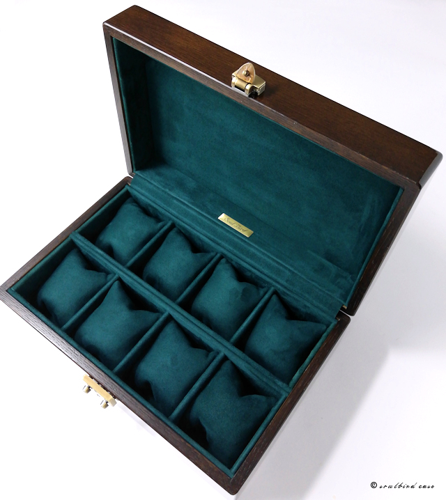 オーク材10本用 時計ケース | 高級時計ケースのソウルバード