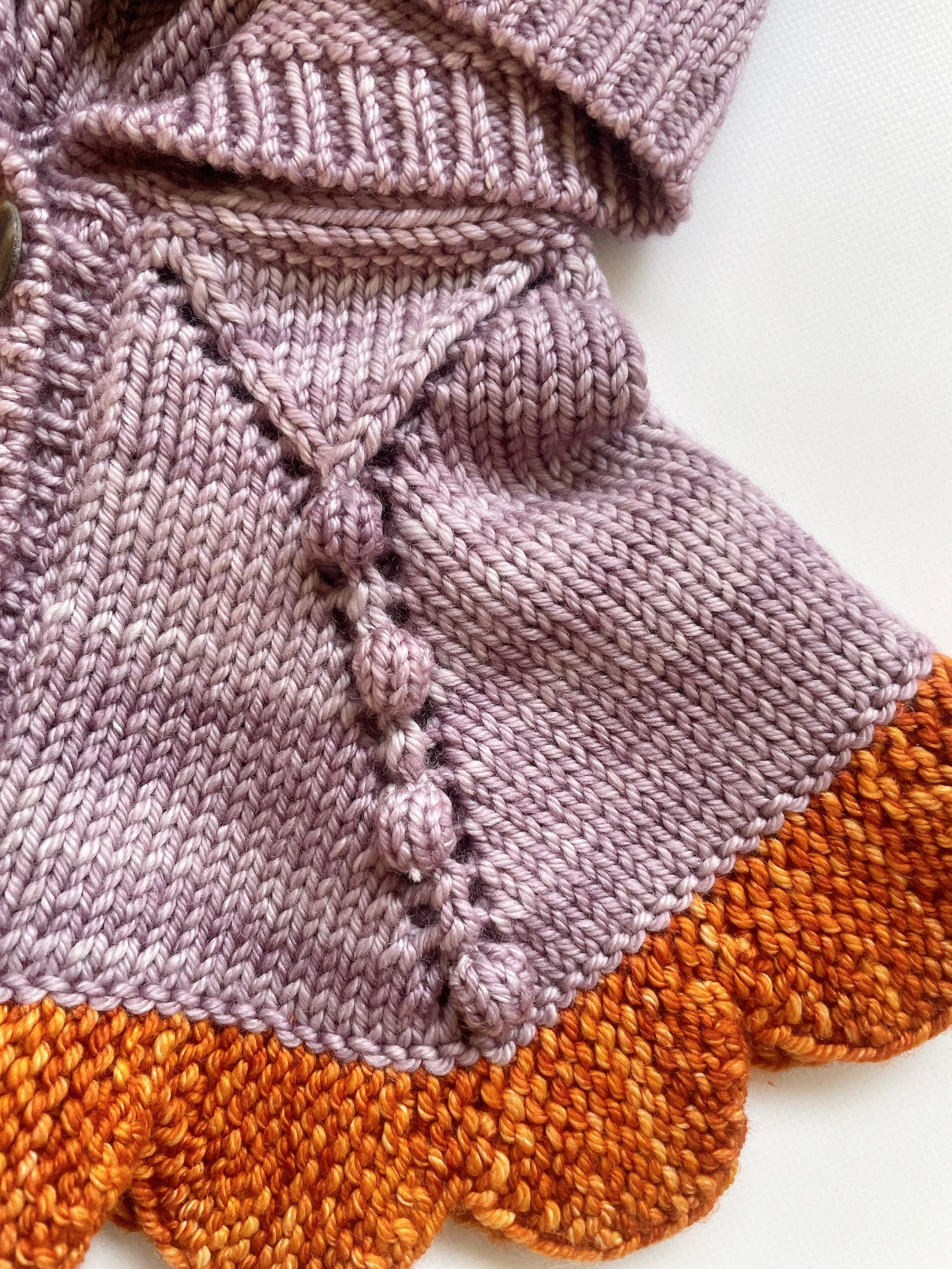 Misha&Puff+ Scallop Capelet - Periwinkle – slow. editions