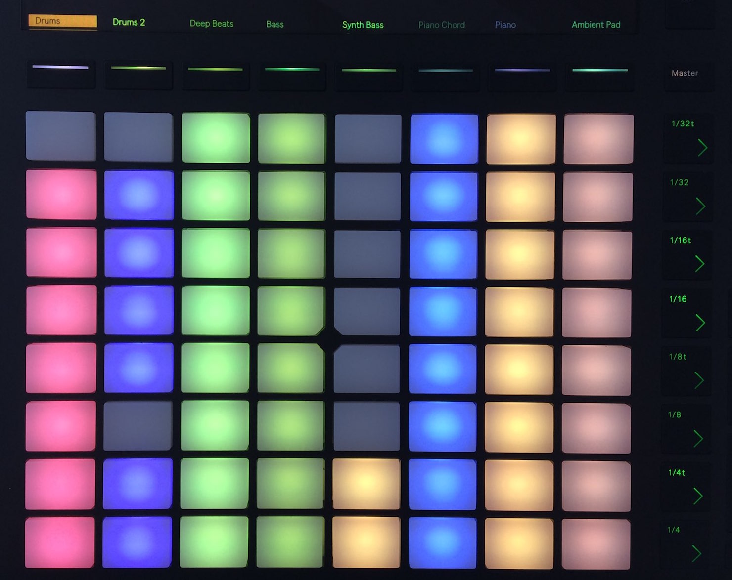 Ableton Push 2 の使い方 セッションビューのコントロール