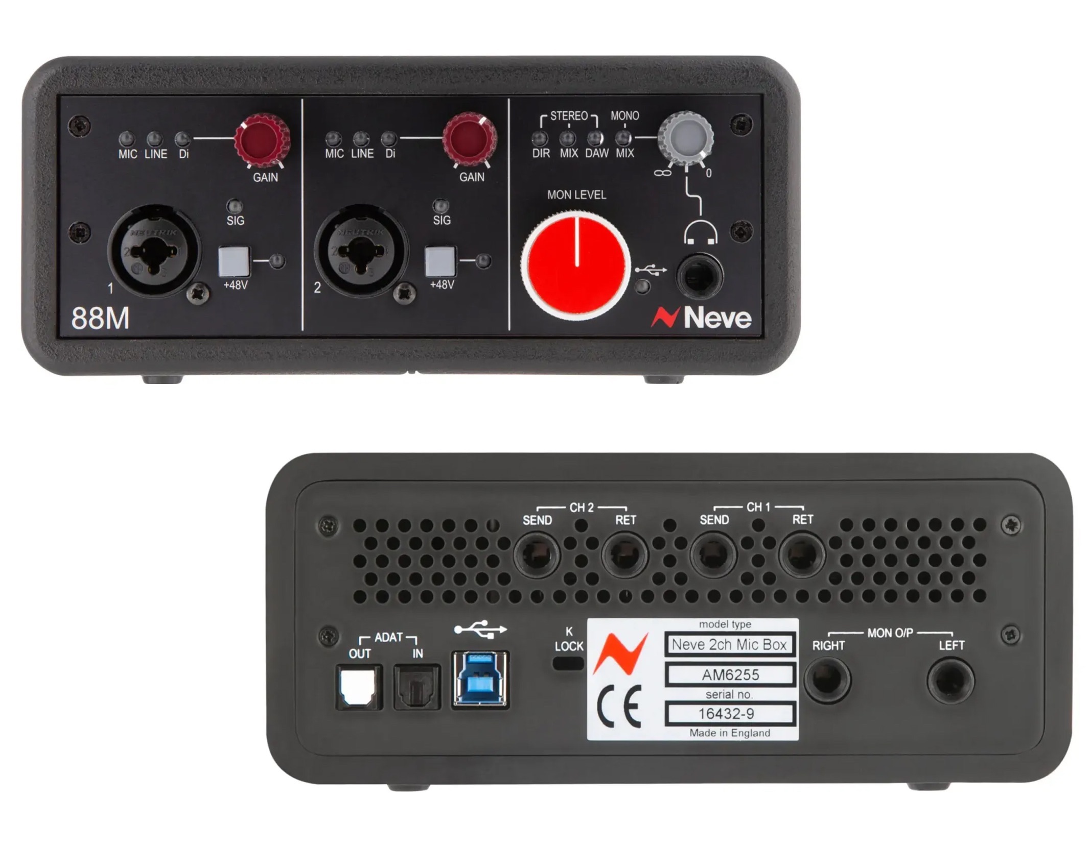 AMS Neve から遂にリリースされたオーディオインターフェイス「88M」の