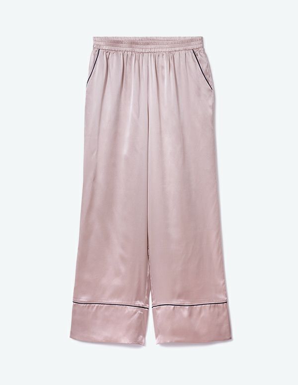 ペア展開あり】シルクパジャマ長袖＆ロングパンツ/セット【BOX付