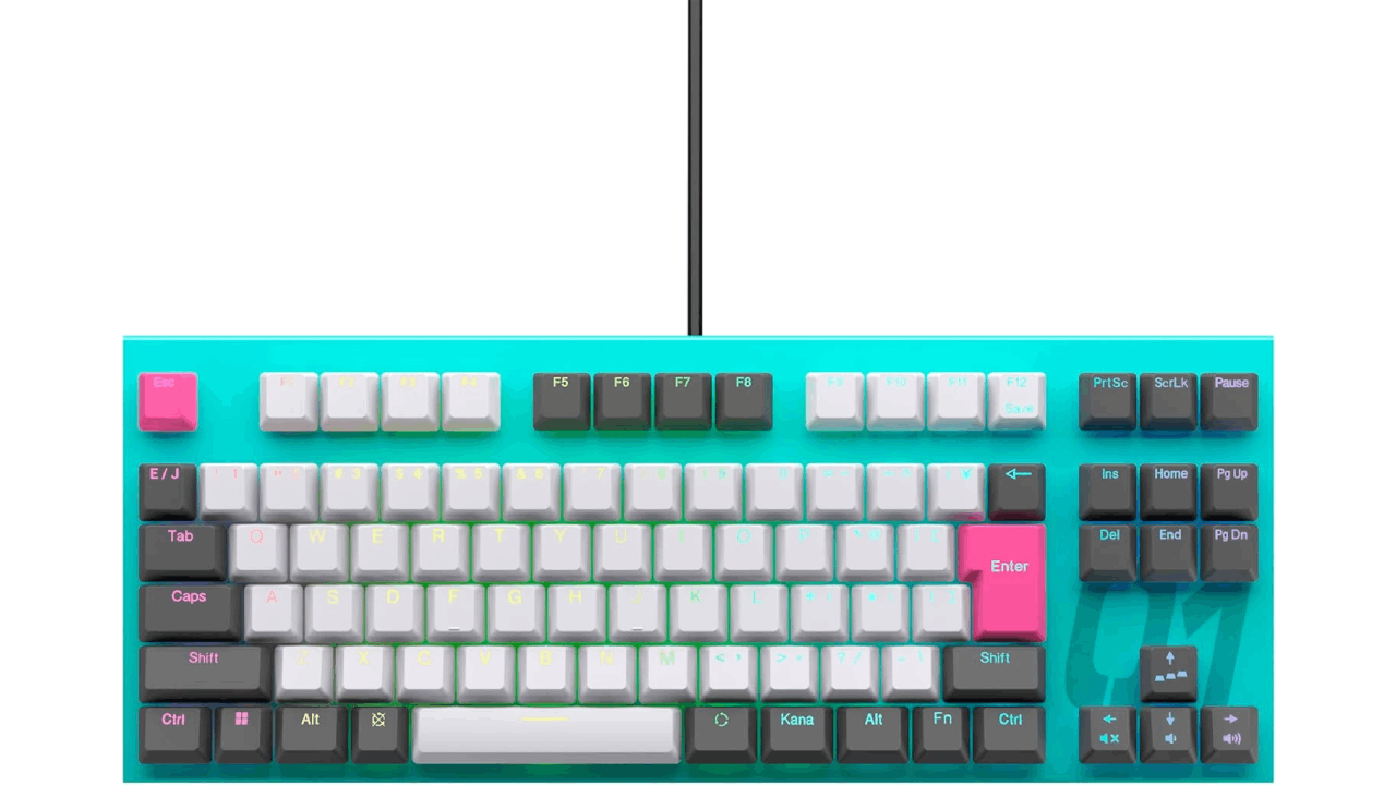 静電容量無接点方式を採用したキーボード「REALFORCE GX1 初音ミク