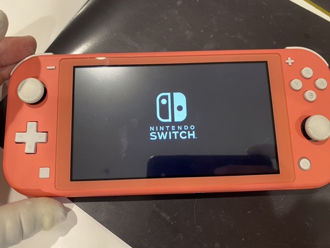 Switch＿lite】使用していたら突然液晶に線が入ってしまった