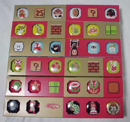 マリオのバッジコレクションが最高すぎる。: スマートじゃけぇのぉ