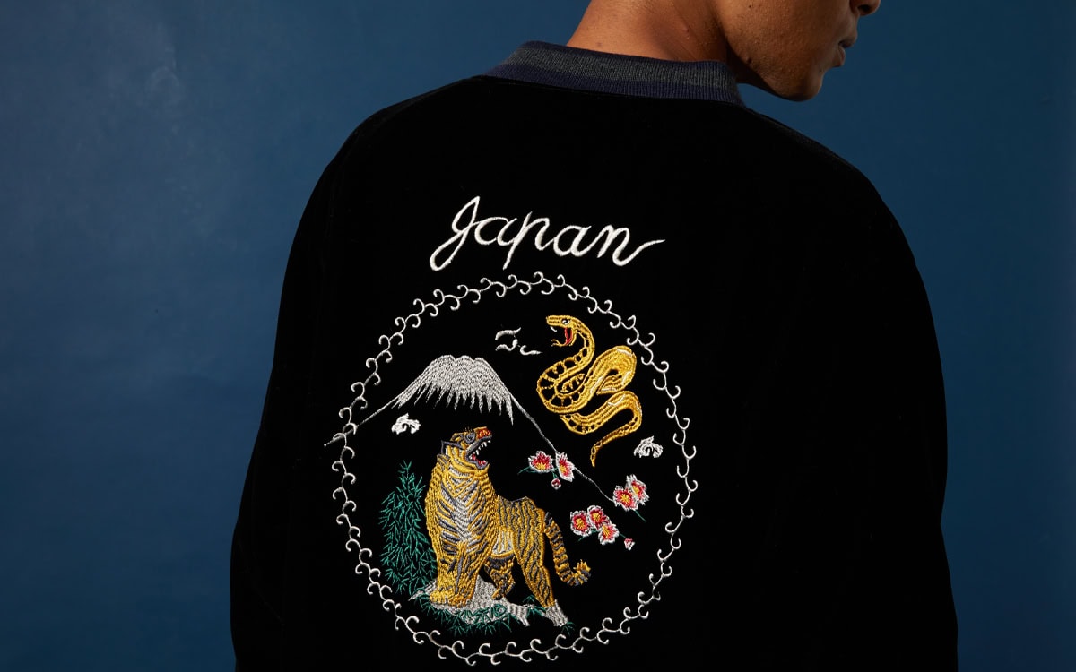 スカジャンの最高傑作はBLUE BLUE JAPANで見つかる」人気の虎×富士