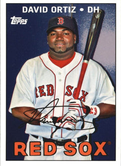 David Ortiz 2008 Topps Baseball Trading Card History Insert Card