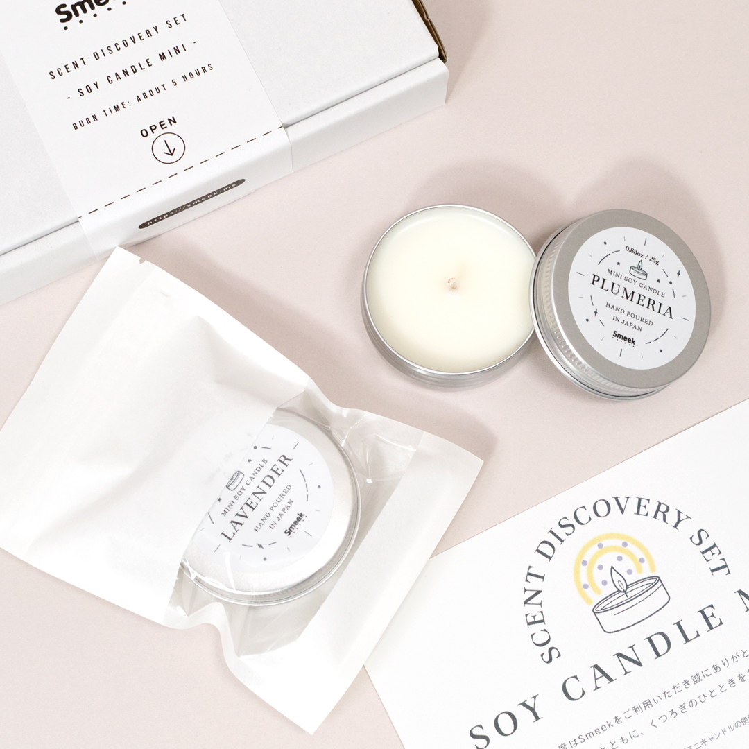 ミニキャンドルセット 「SOY CANDLE MINI」 | Smeek（スミーク