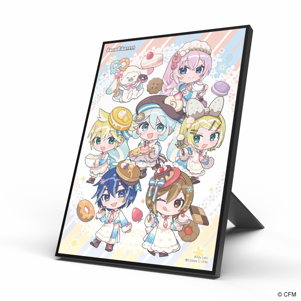 グッズ]SNOW MIKU 2026 スタンド式A5パブミラー｜SNOW MIKU 2026