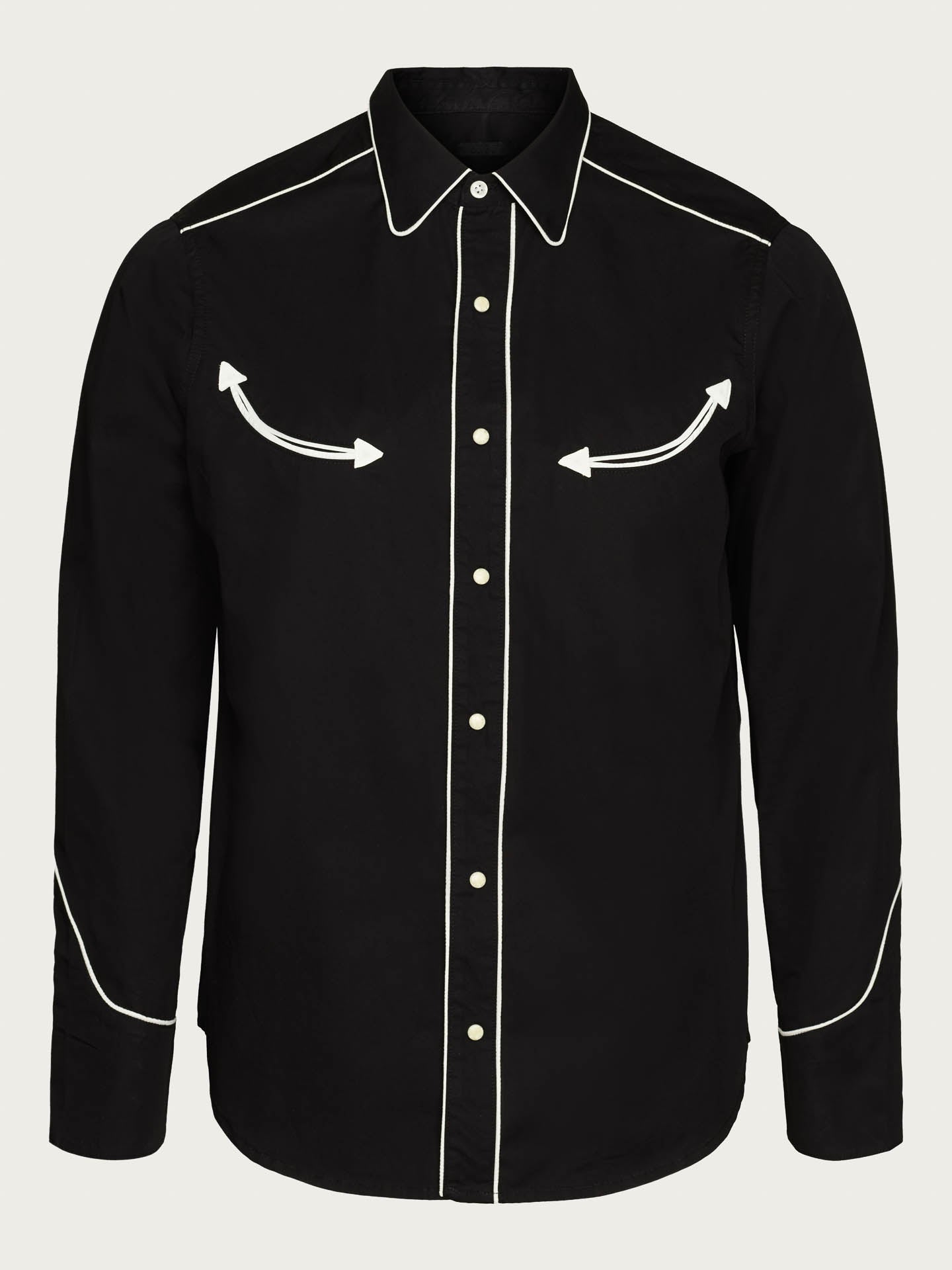 Smile pocket western shirt – sneum.com