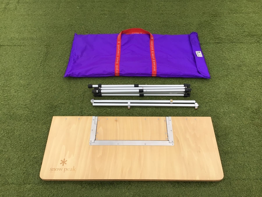 スノーピークの過去の足跡を印す！廃盤品BBQ-TABLE 雪峰苑[2021.10.27