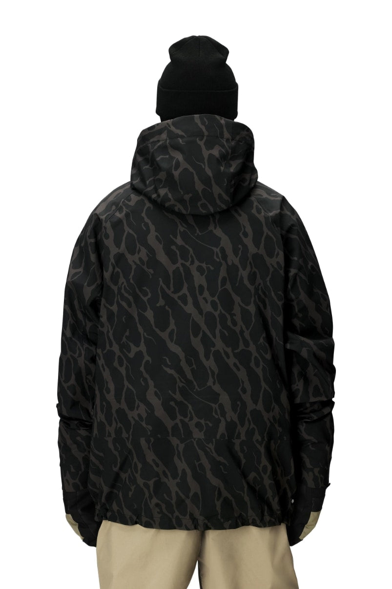 686 ロクハチロク MENS SMARTY 3-IN-1 RODEO 3L JACKET BLACK FRACTURE