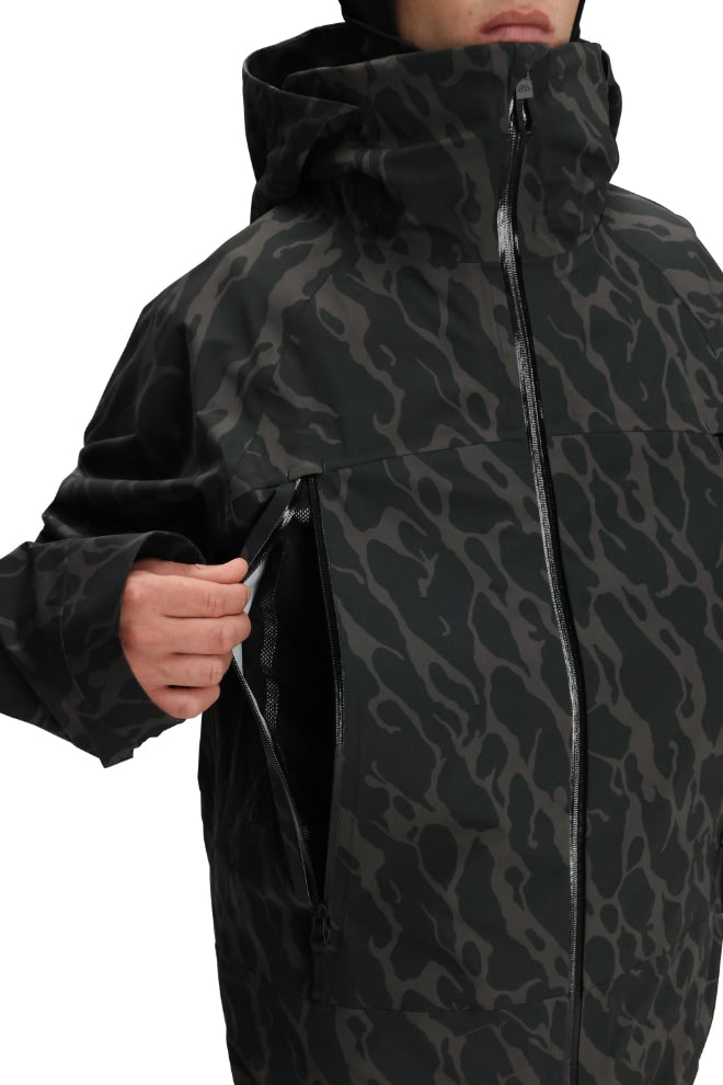 686 ロクハチロク MENS SMARTY 3-IN-1 RODEO 3L JACKET BLACK FRACTURE