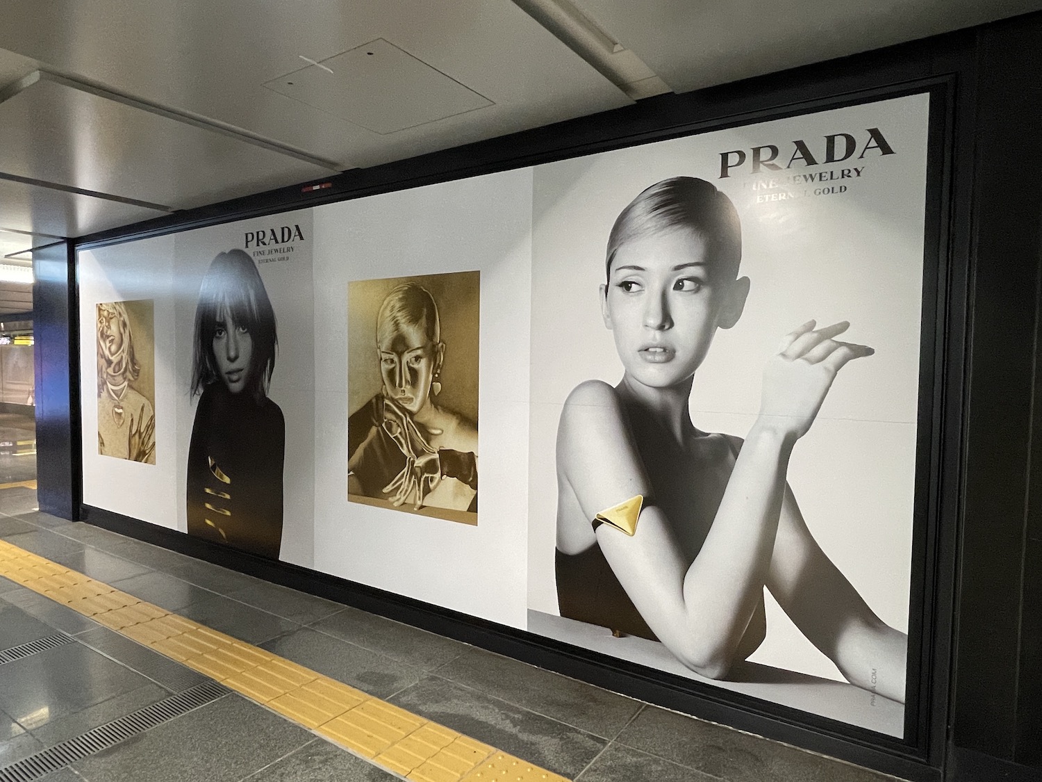 PRADA初のファインジュエリー「エターナルゴールド」の発売を記念し