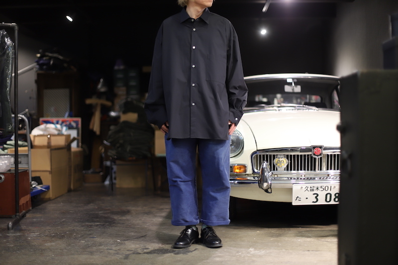 OVERSIZED DOWN PAT SHIRT [ stein ] - spares