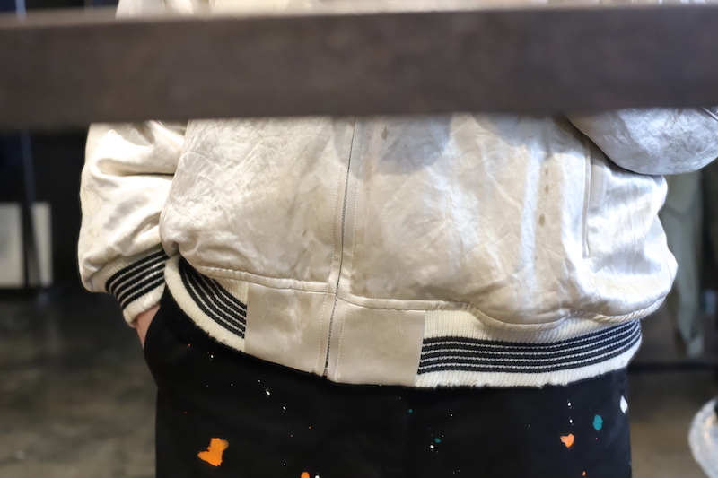 VINTAGE SATIN / VELVET REVERSIBLE ZIP JACKET [ KEITAMARUYAMA