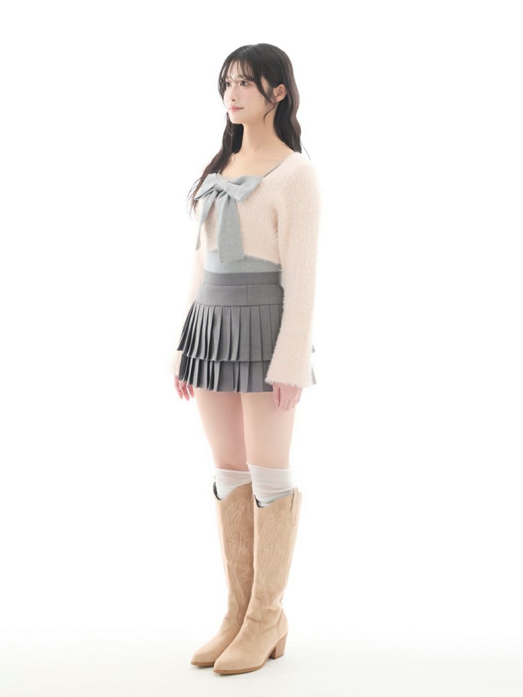 BUBBLES】リボンニットアンサンブル | sparkling mall online store