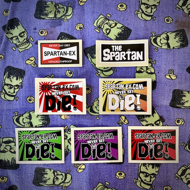 SPARTANステッカー：SPaRTaN-eX.CoM NeVeR SaY Die! | SPARTAN-EX