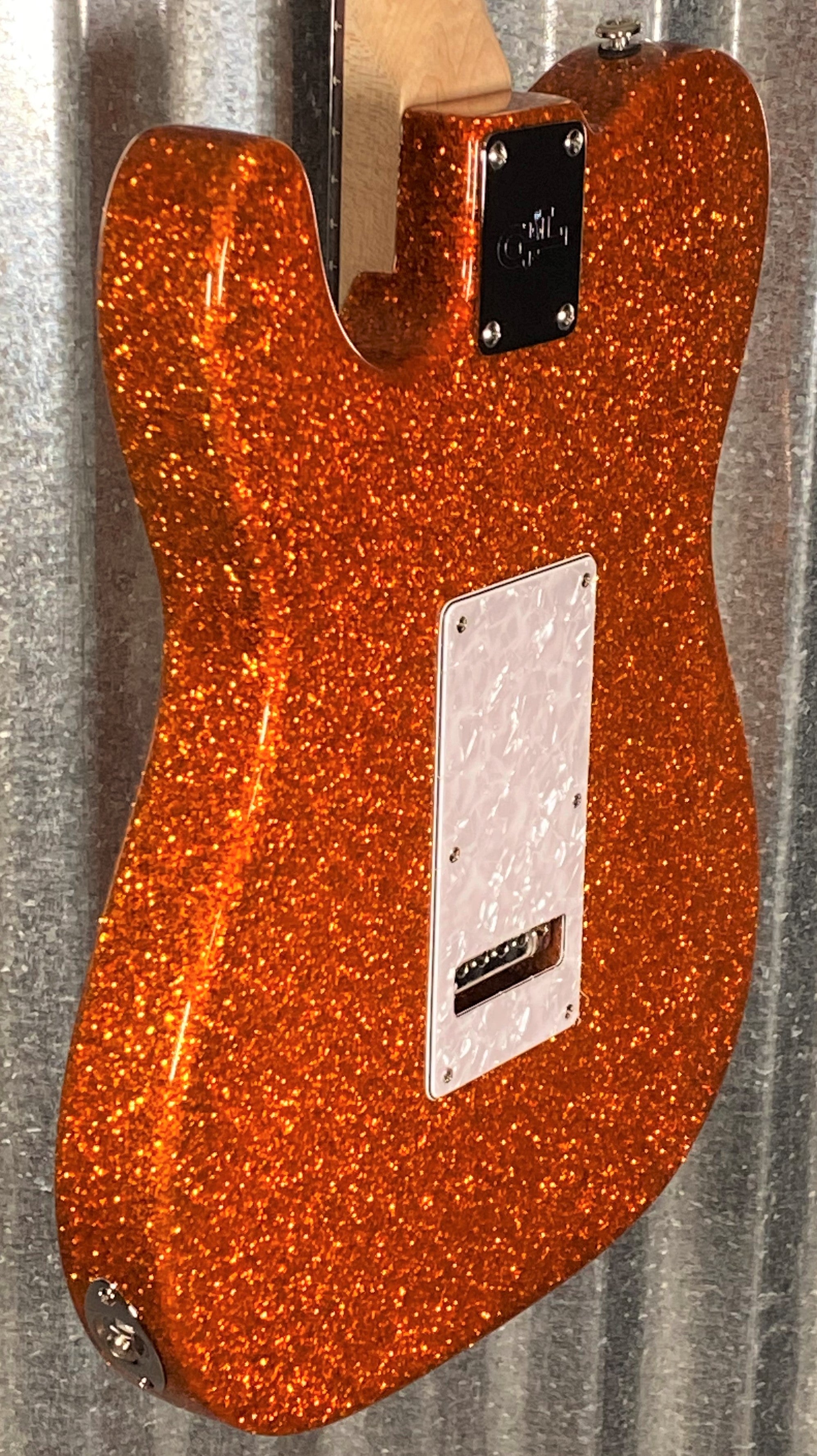 G&L USA ASAT Special Orange Metal Flake Guitar & Case #5205