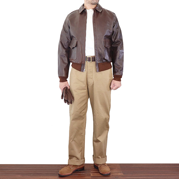 TYPE A-2 / EASTMAN MODEL / HORSEHIDE / SEAL BROWN / MADE IN UK