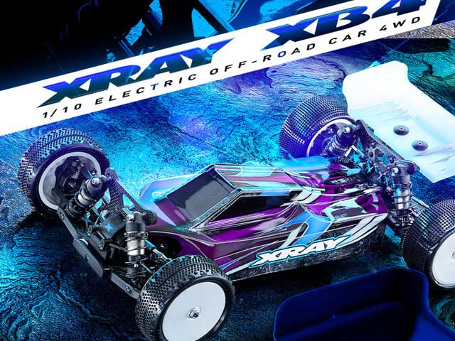 XRAY 360017# XB4 2025 - Carpet Edition 4WDレーシングバギー組立