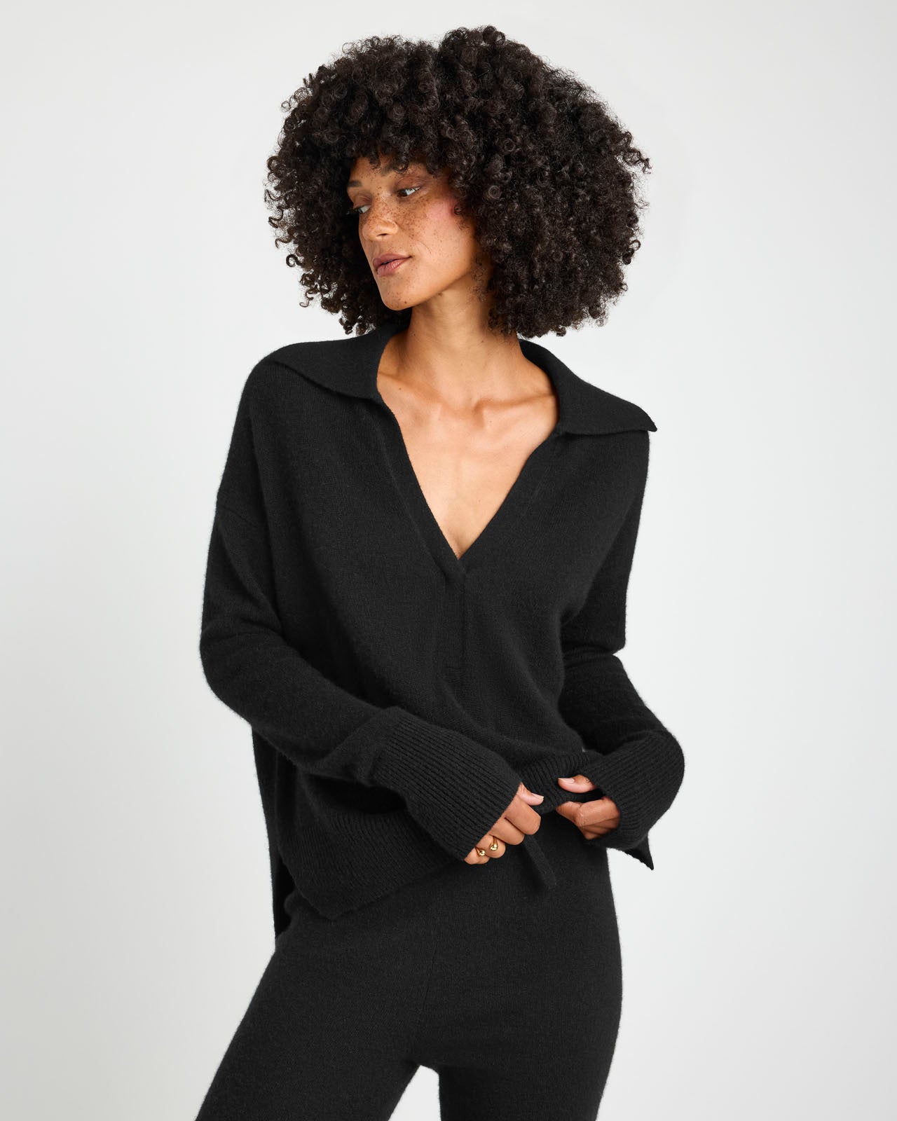 Tori Cashmere Polo Sweater | Splendid
