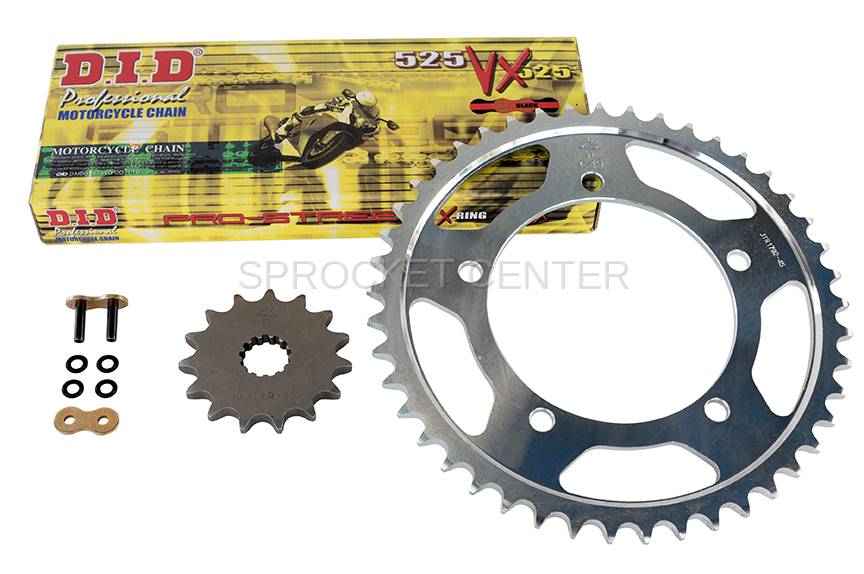 KAWASAKI ZX-12R '00-05 (DKK-009) DID 530 Chain & JT Sprocket Kit