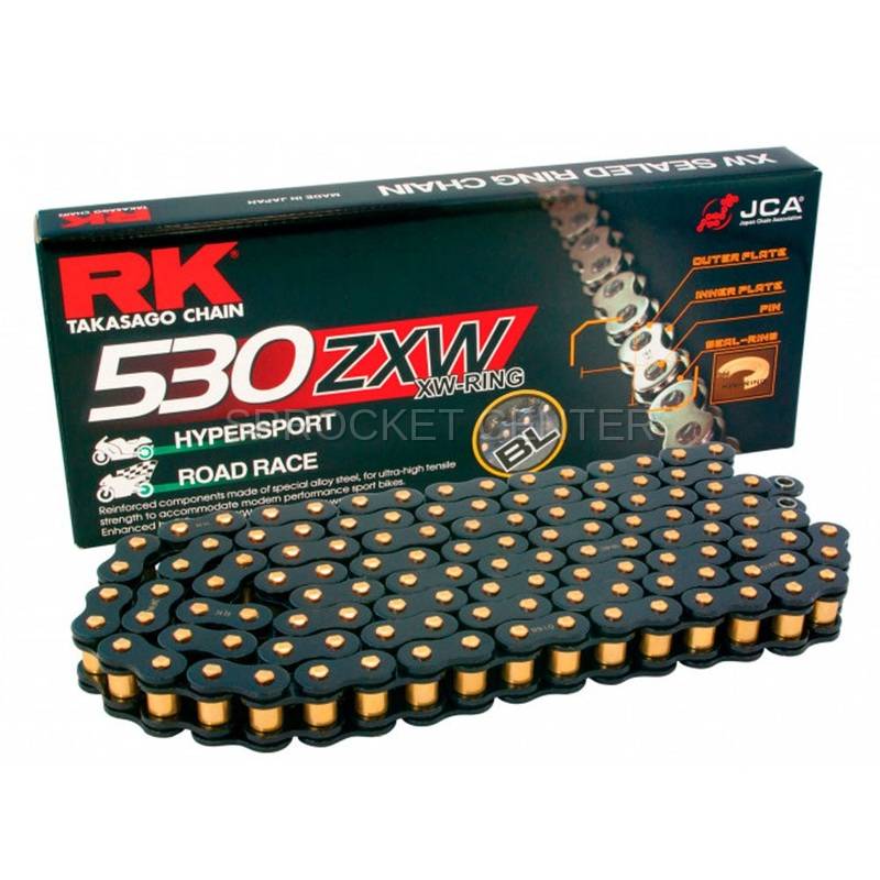RK Chain 530ZXW series Heavy Duty X'ring Chain - (choose color