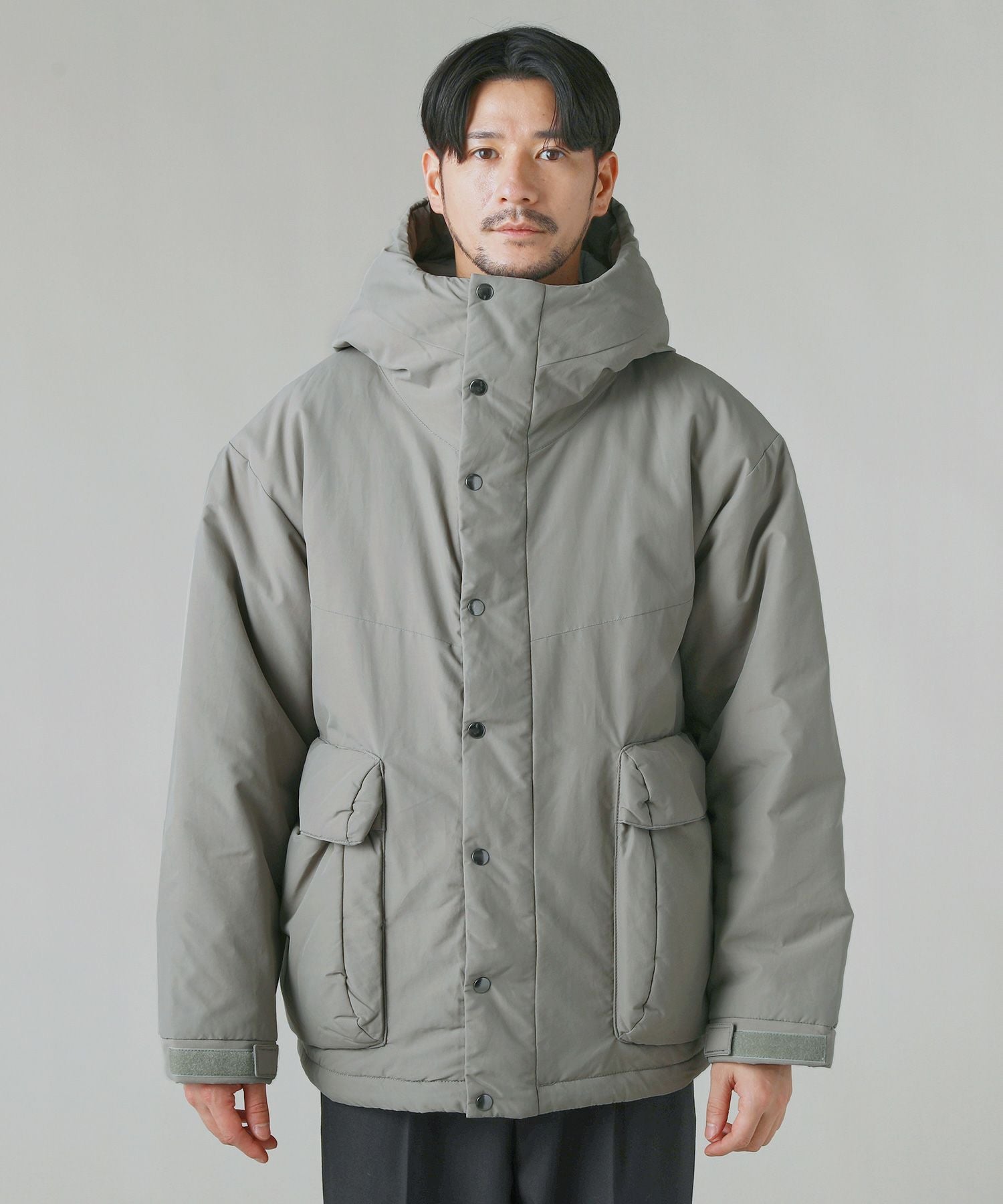 60/40クロスSorona(R)Dupont中綿ビッグポケットマウンテンパーカー