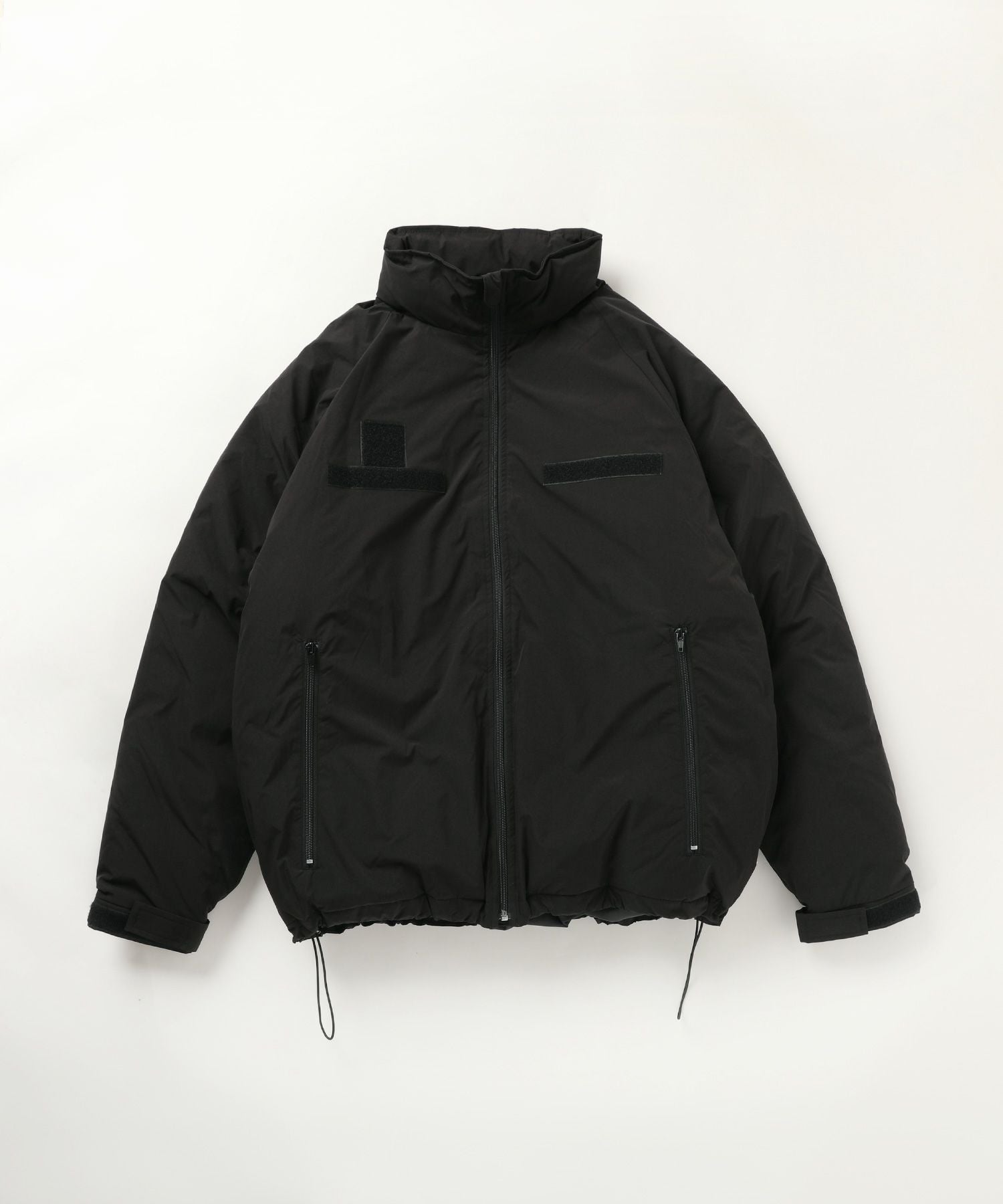 フィルパワー700機能性中綿裾ドローコードピスネーム付きミリタリー