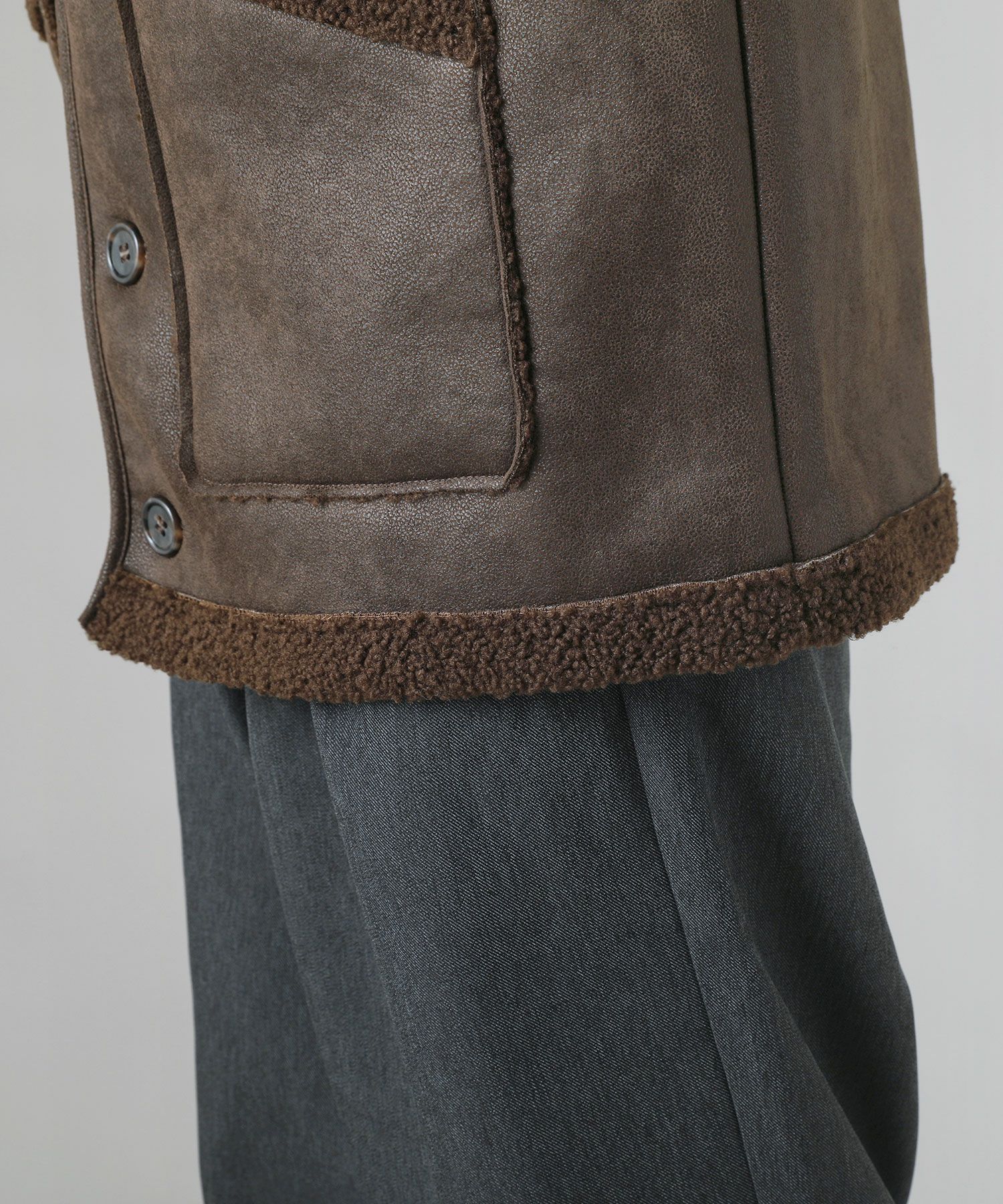 フェイクムートンカラーランチジャケット | 【公式】SPU スプ公式通販