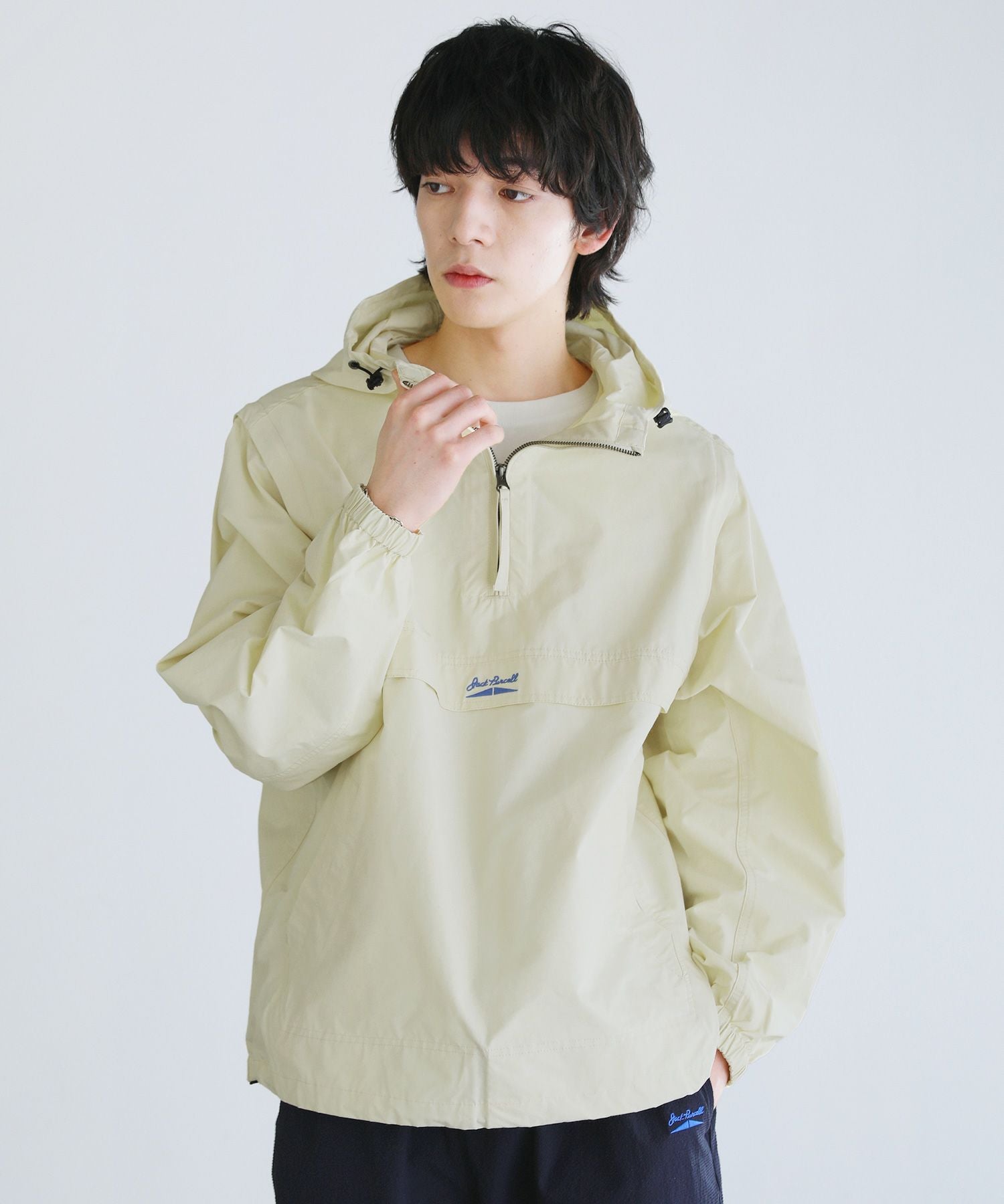 コットンナイロン袖着脱2WAYアノラックパーカー | 【公式】SPU スプ