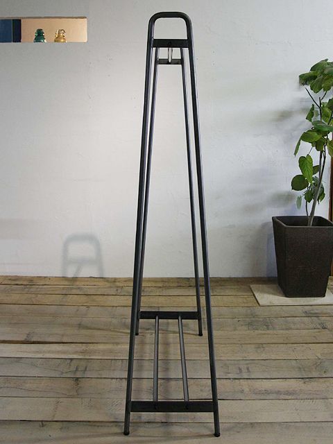 ≪ハンガーラック≫【黒皮仕様 アイアン 2サイズ】 HRA01-IRON