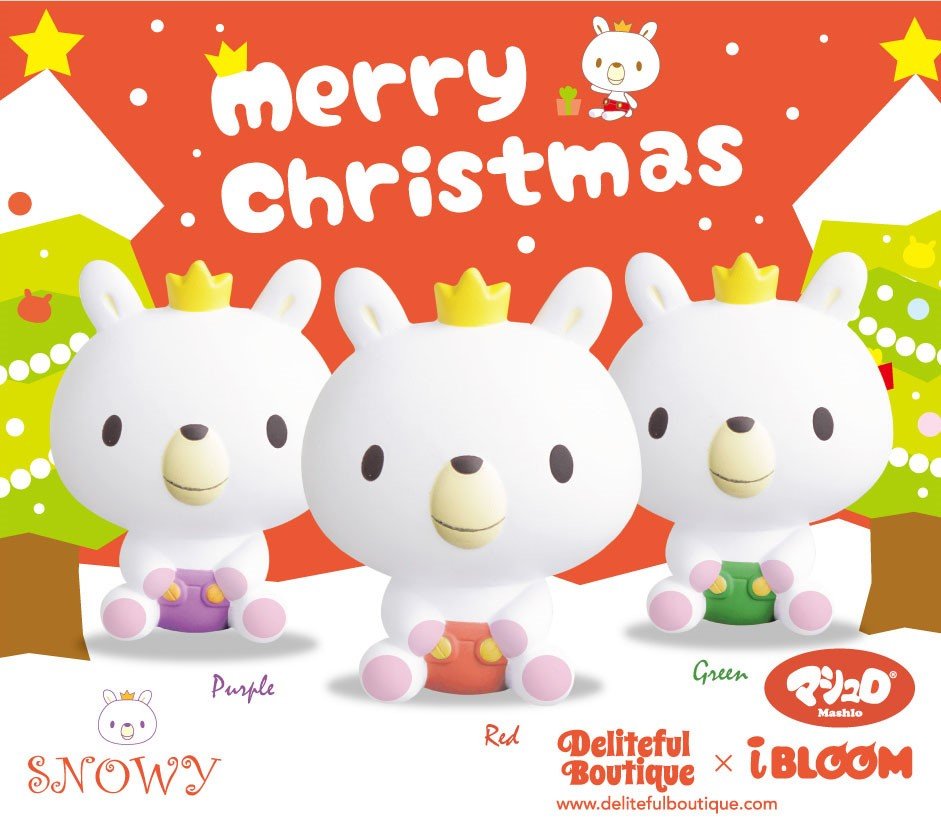 スクイーズ bloom クリスマス スノーウィー セット スクイーズ bloom